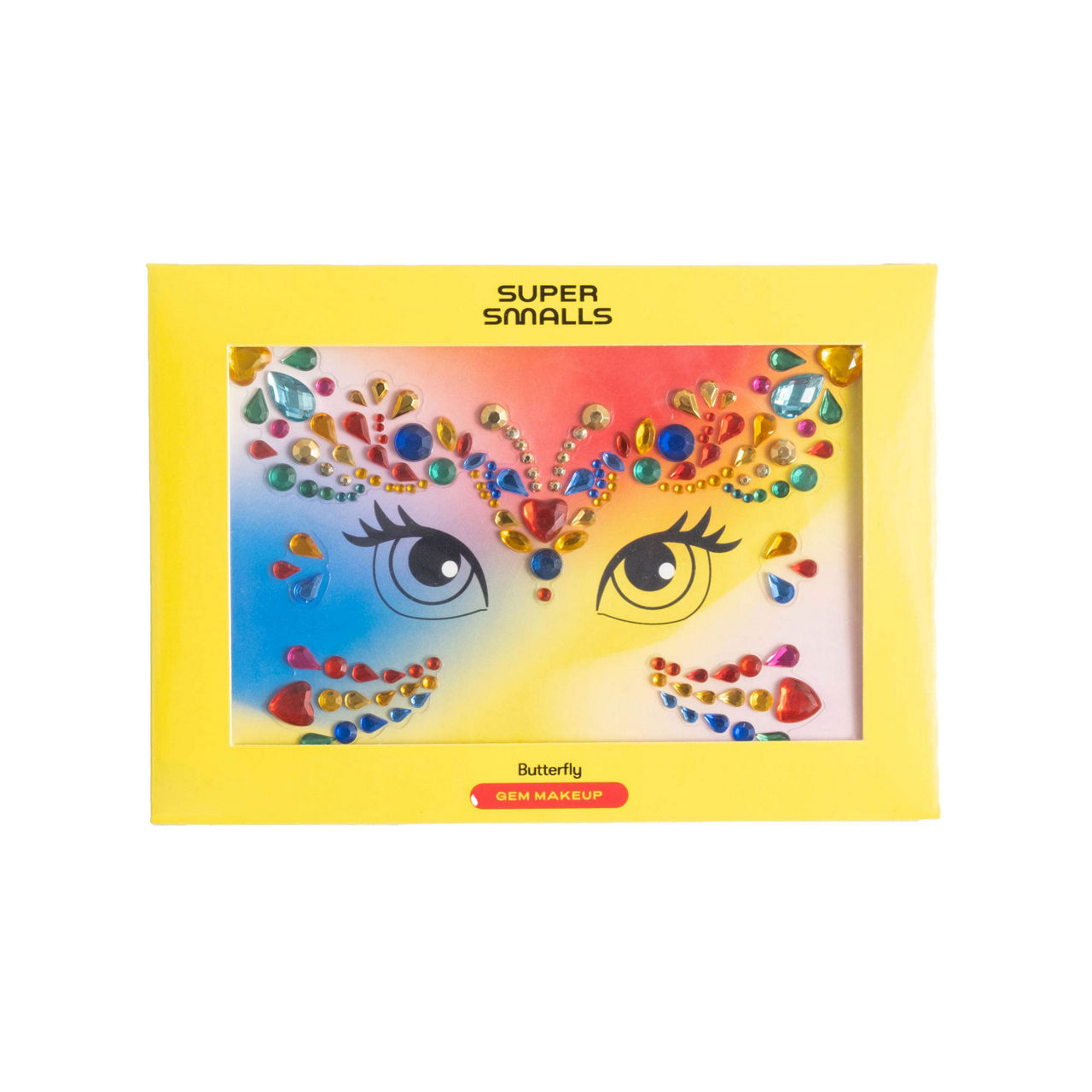 SUPER SMALLS Butterfly Gem Makeup Face Stickers Set