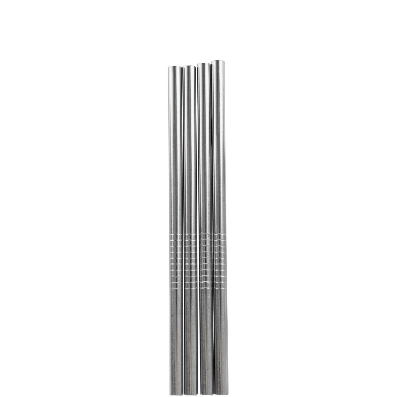 Four Piece Stainless Steel Short Straws 