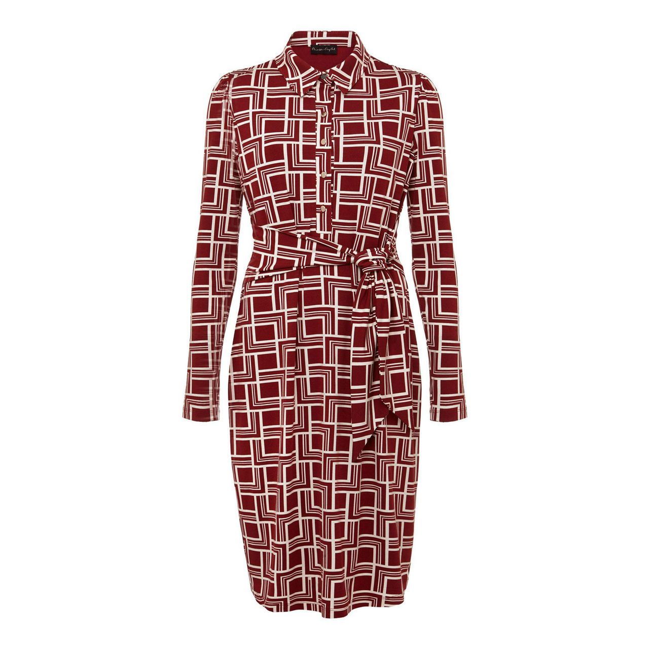 strapless open back dress Revah Tartan Mini Dress