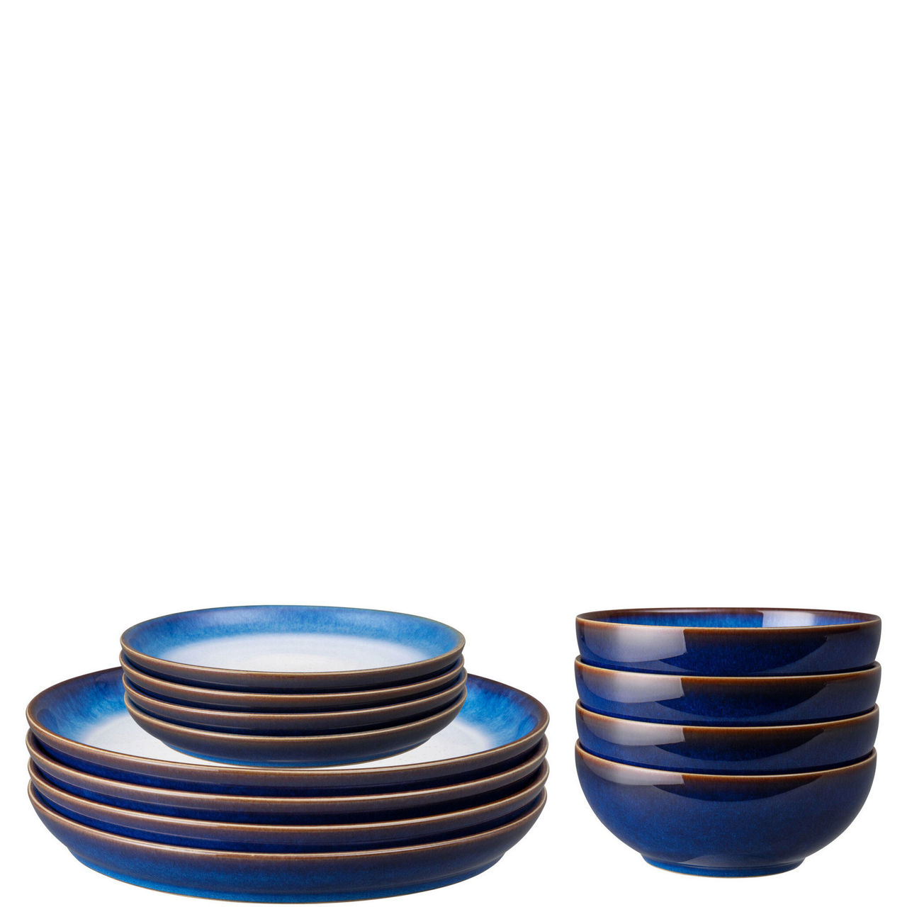 Blue Haze 12-Piece Coupe Tableware Set