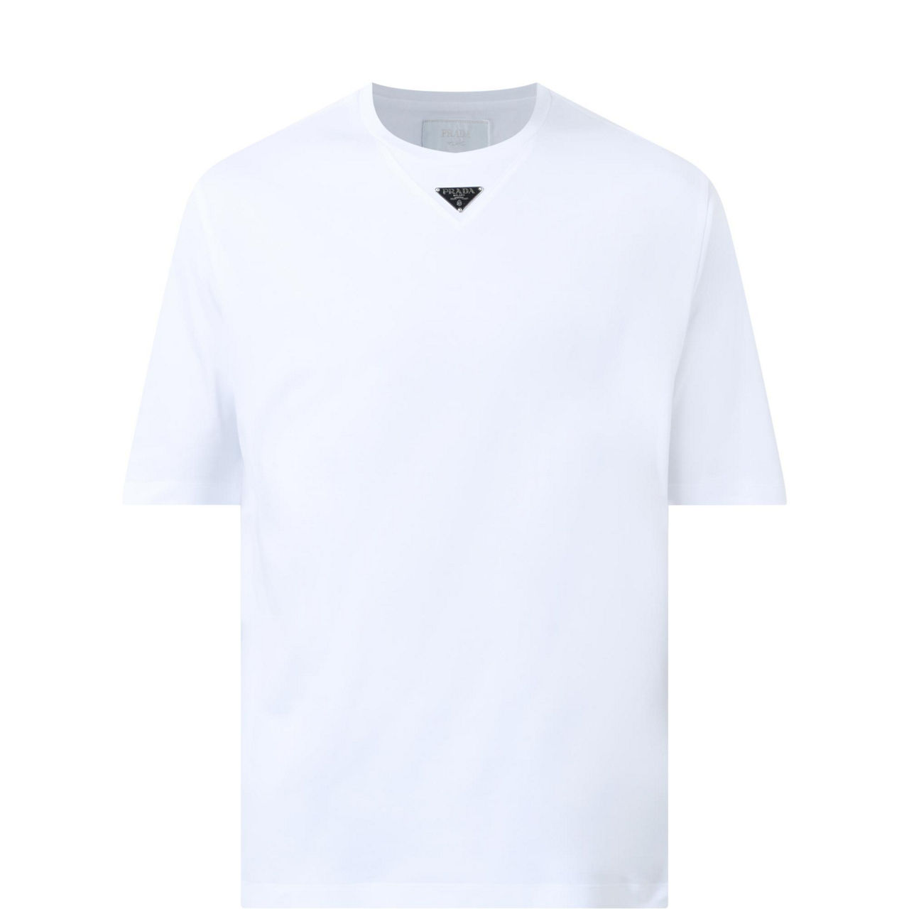 Short-Sleeve Crew Neck Cotton T-Shirt