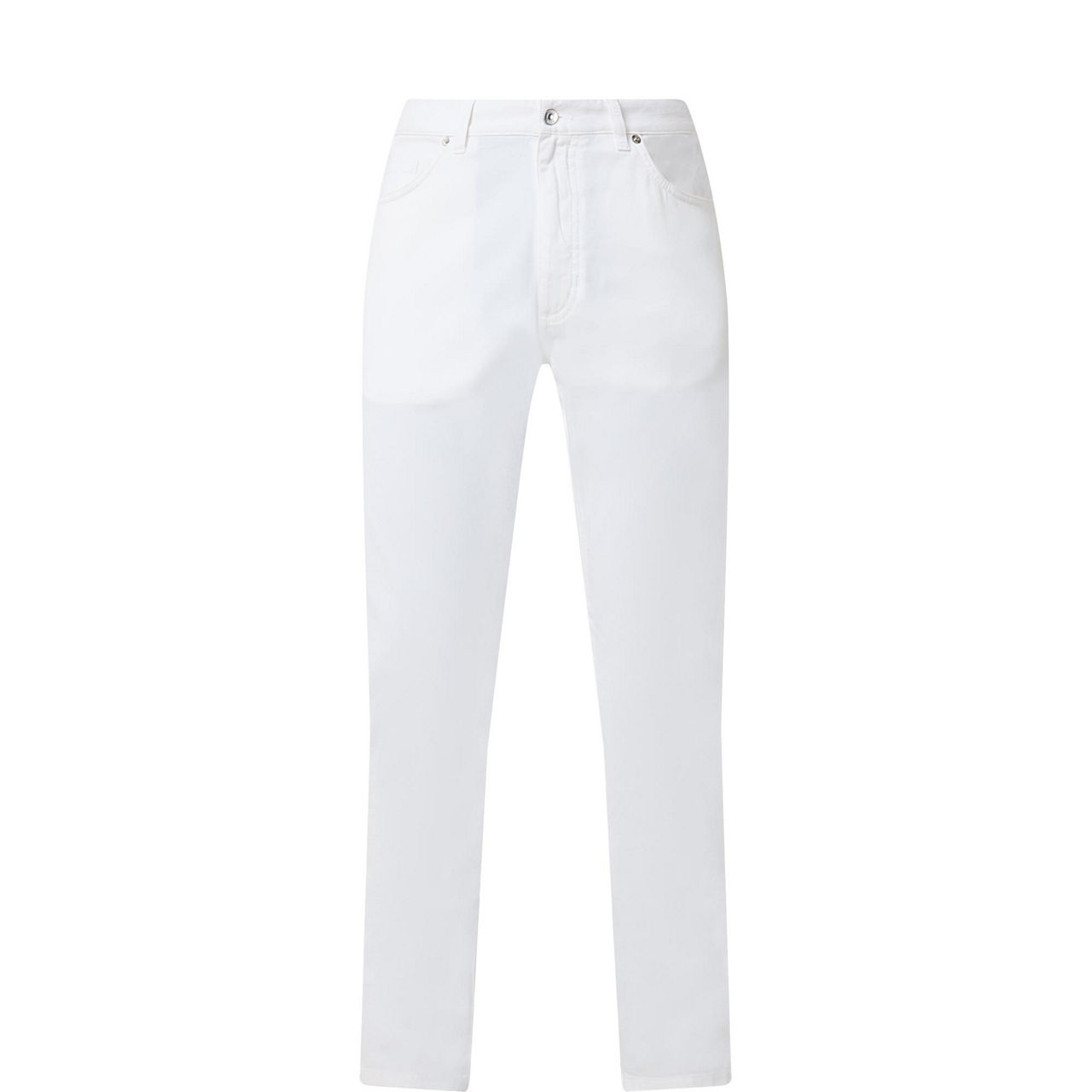 Gabardine Five-Pocket Jeans