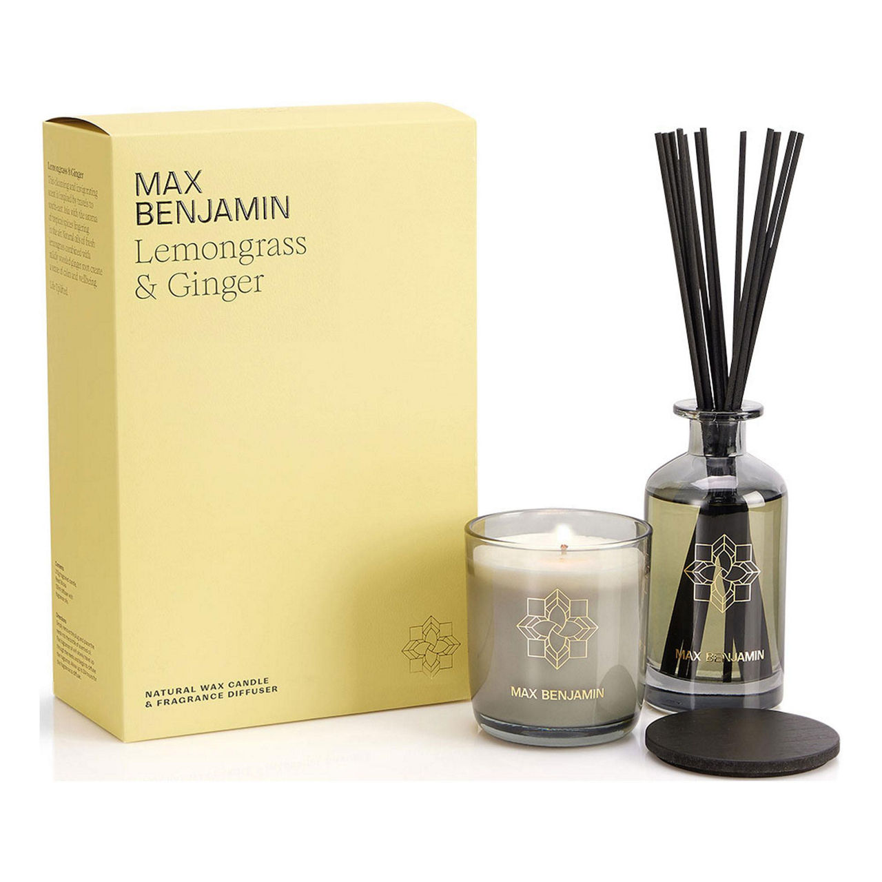 Lemongrass And Ginger Candle & Diffuser Gift Set Lemongrass And Ginger Candle & Diffuser Gift Set
