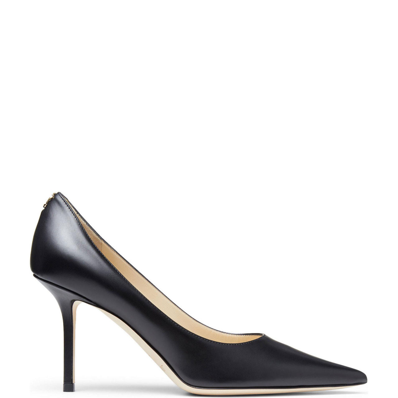 Love 85 JC Emblem Leather Pumps