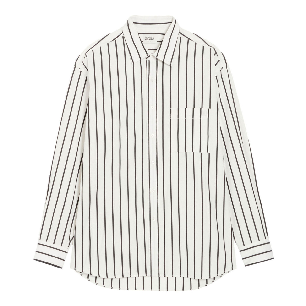 CLAUDIE PIERLOT Striped Long-Sleeved Shirt