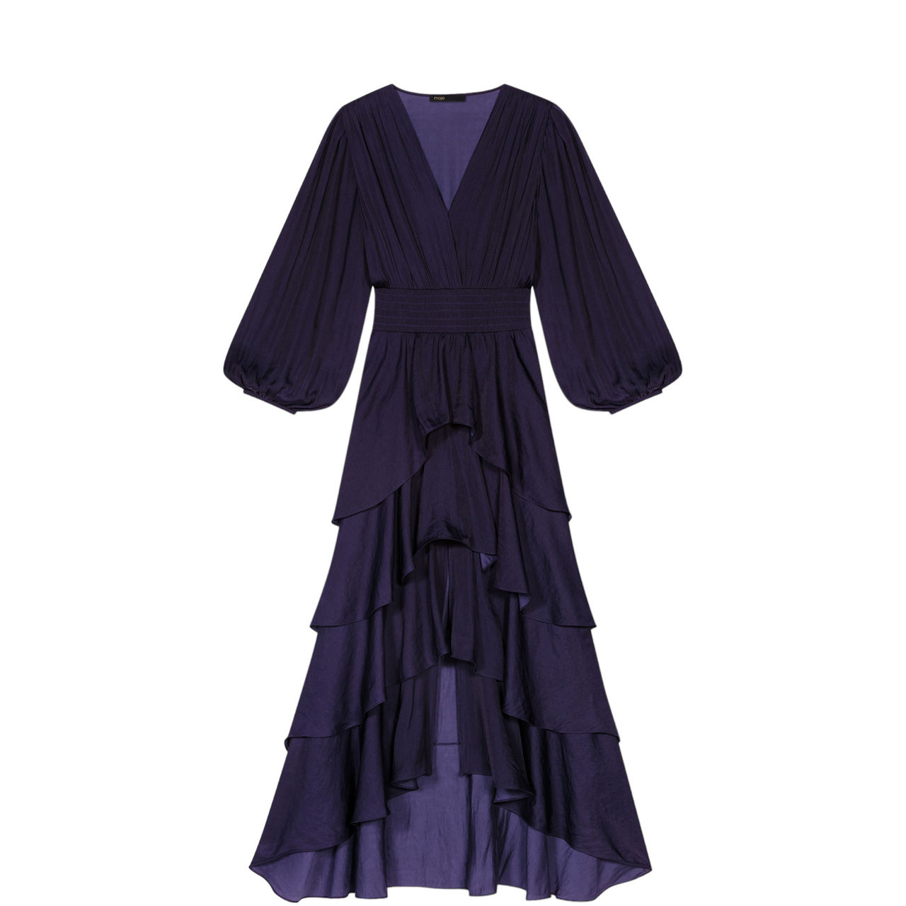 Ruffinella Smocked Ruffled Maxi Dress