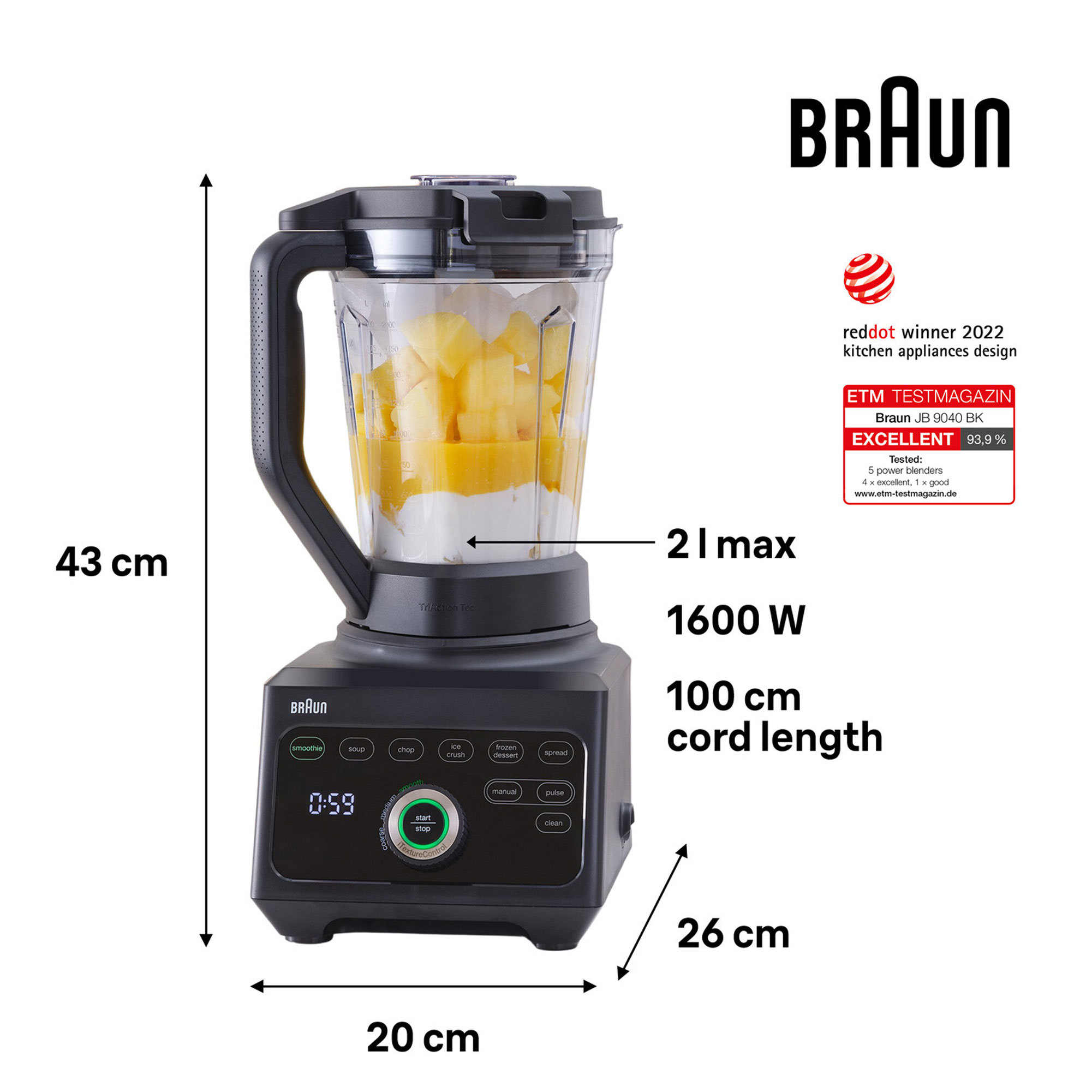 Braun TriForce Power Blender