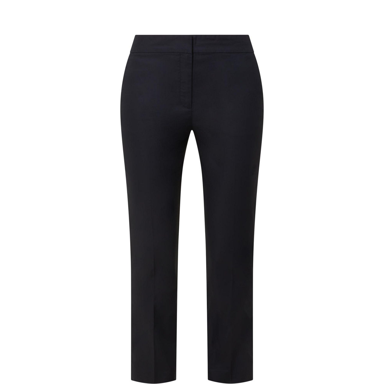 Mid-Rise Slim Leg Trousers