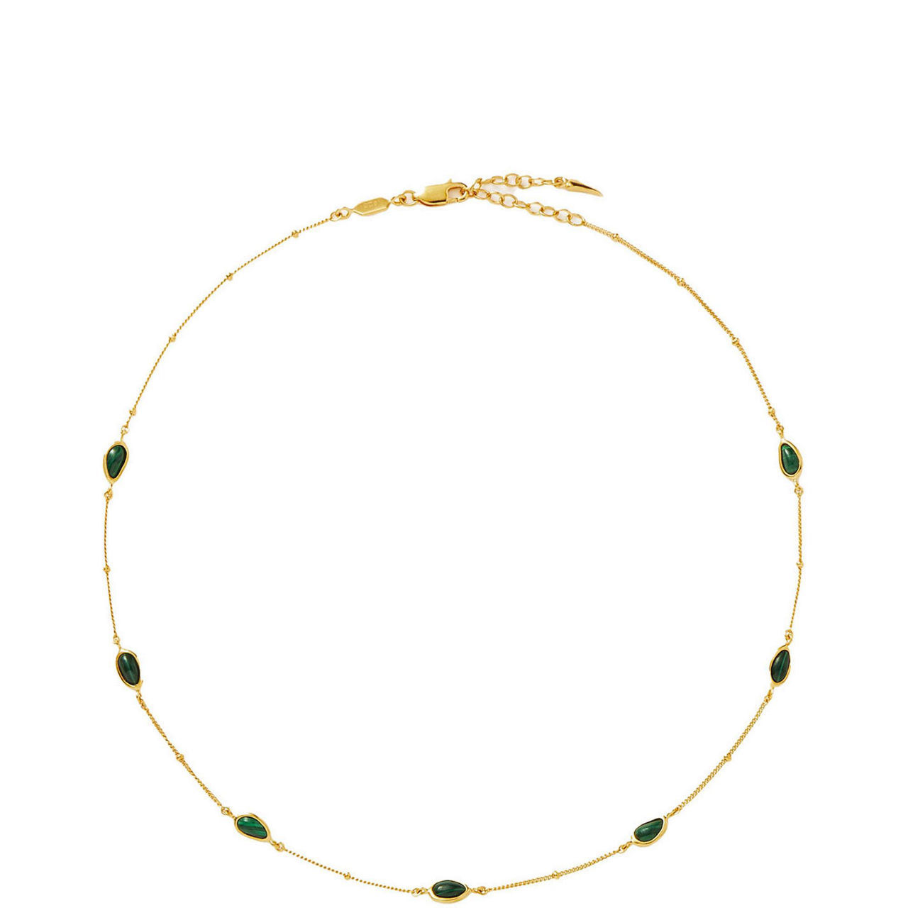 Magma Gemstone Charm Choker Necklace