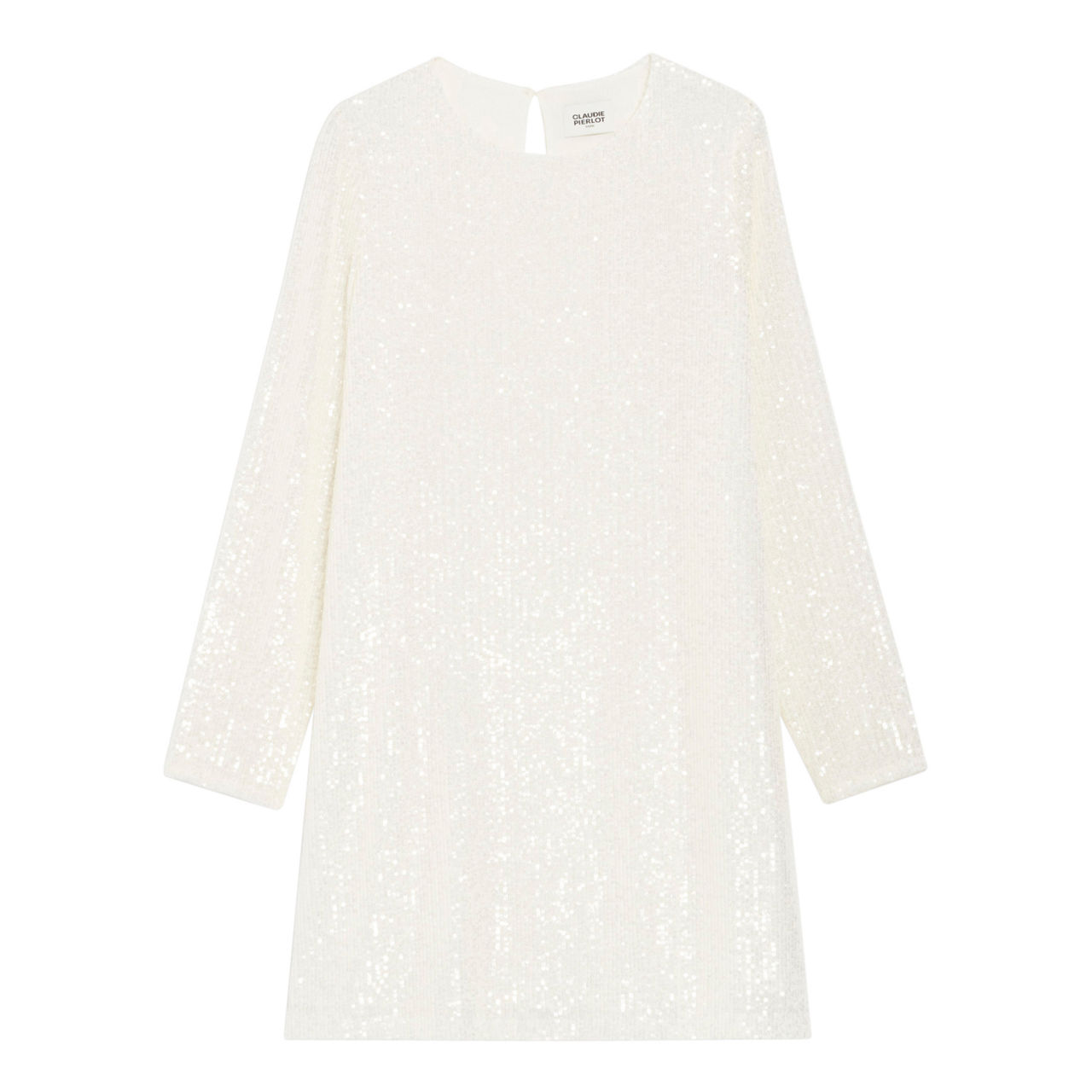 claudie pierlot sequin dress CLAUDIE PIERLOT Open Back Sequin Dress