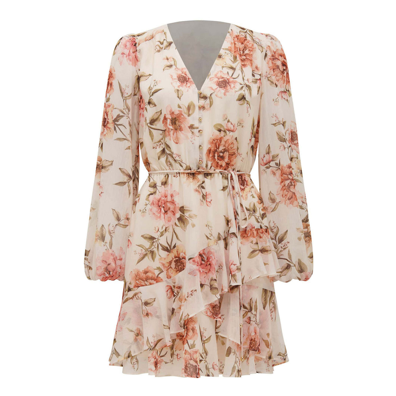Eliesse Floral Print Mini Dress Eliesse Floral Print Mini Dress