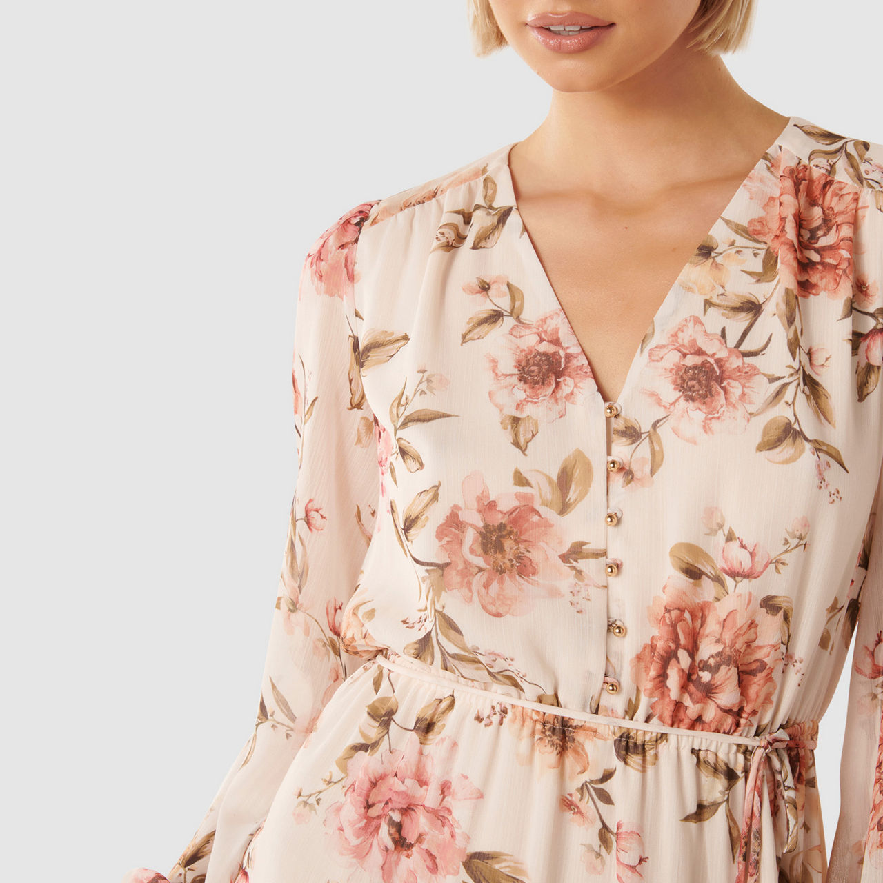 Eliesse Floral Print Mini Dress Eliesse Floral Print Mini Dress