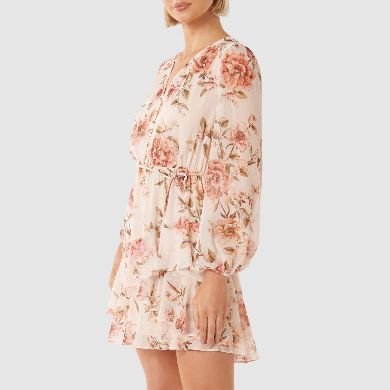 Eliesse Floral Print Mini Dress Eliesse Floral Print Mini Dress