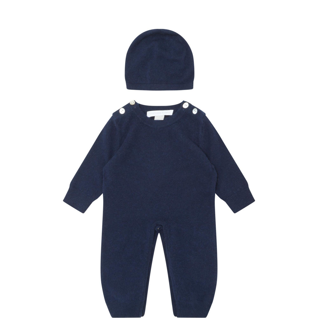 Cashmere Onesie & Hat Set