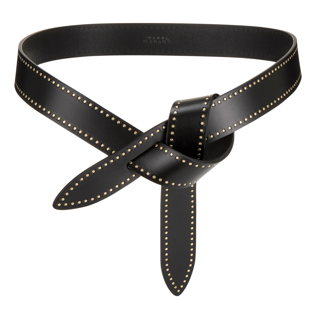 Tie Belt Isabel Marant Leather Knot Belt Lecce Knotted Stud  display picture 1