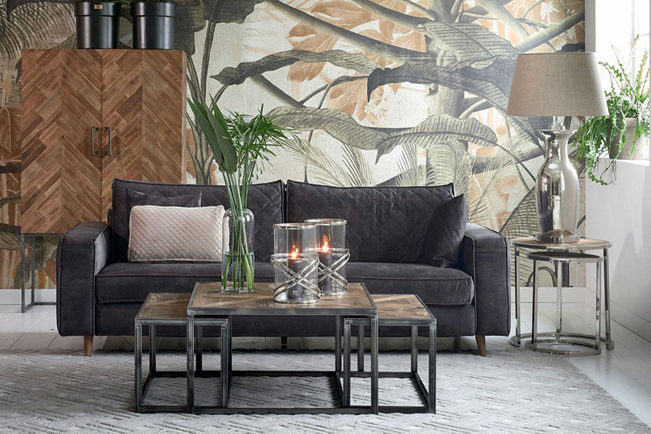 Tribeca Bar Cabinet Old Wood