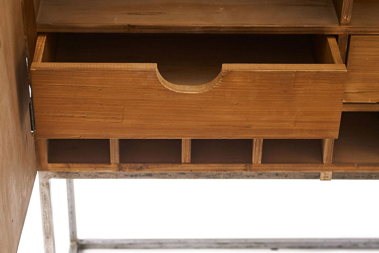 Tribeca Bar Cabinet Old Wood