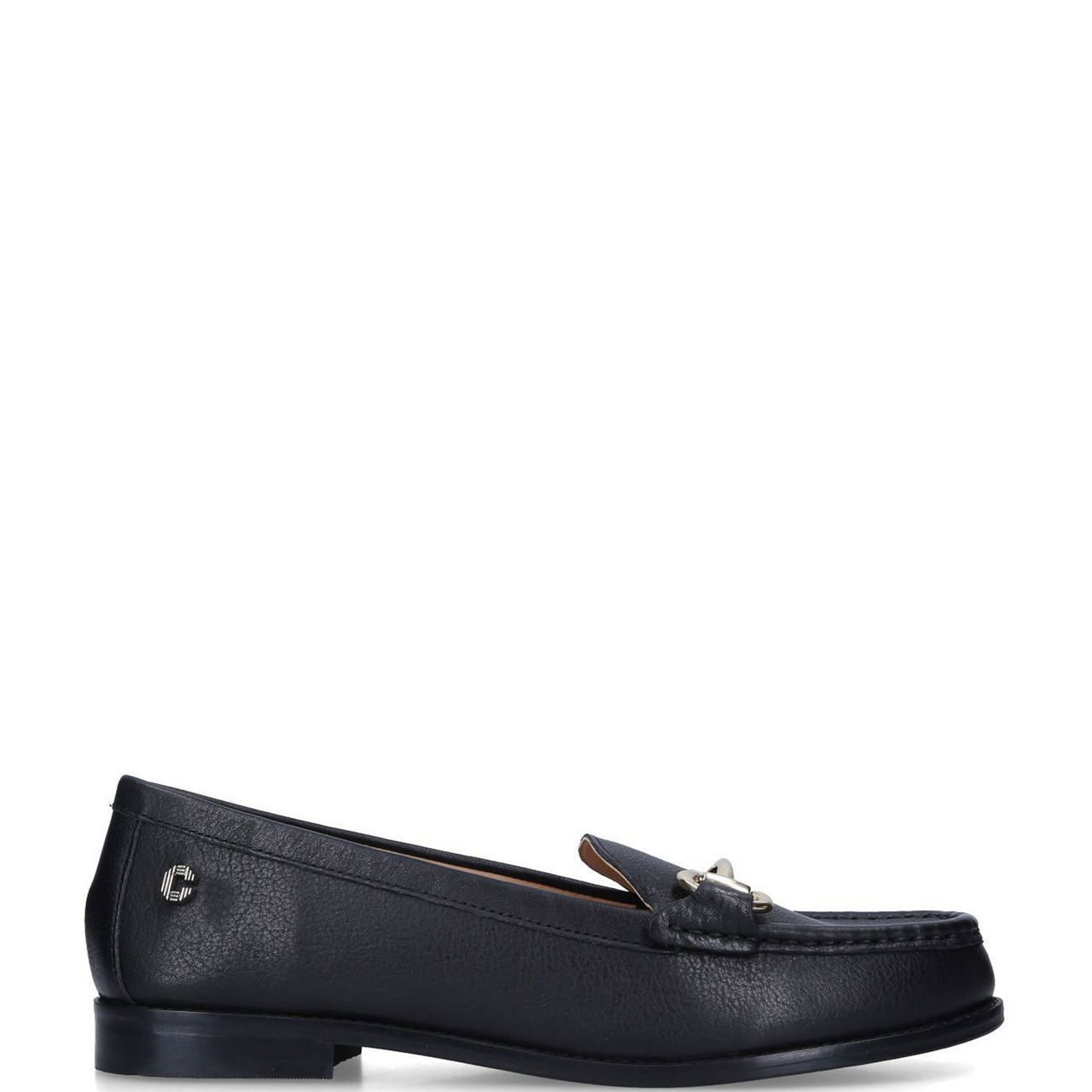Snap Leather Loafers