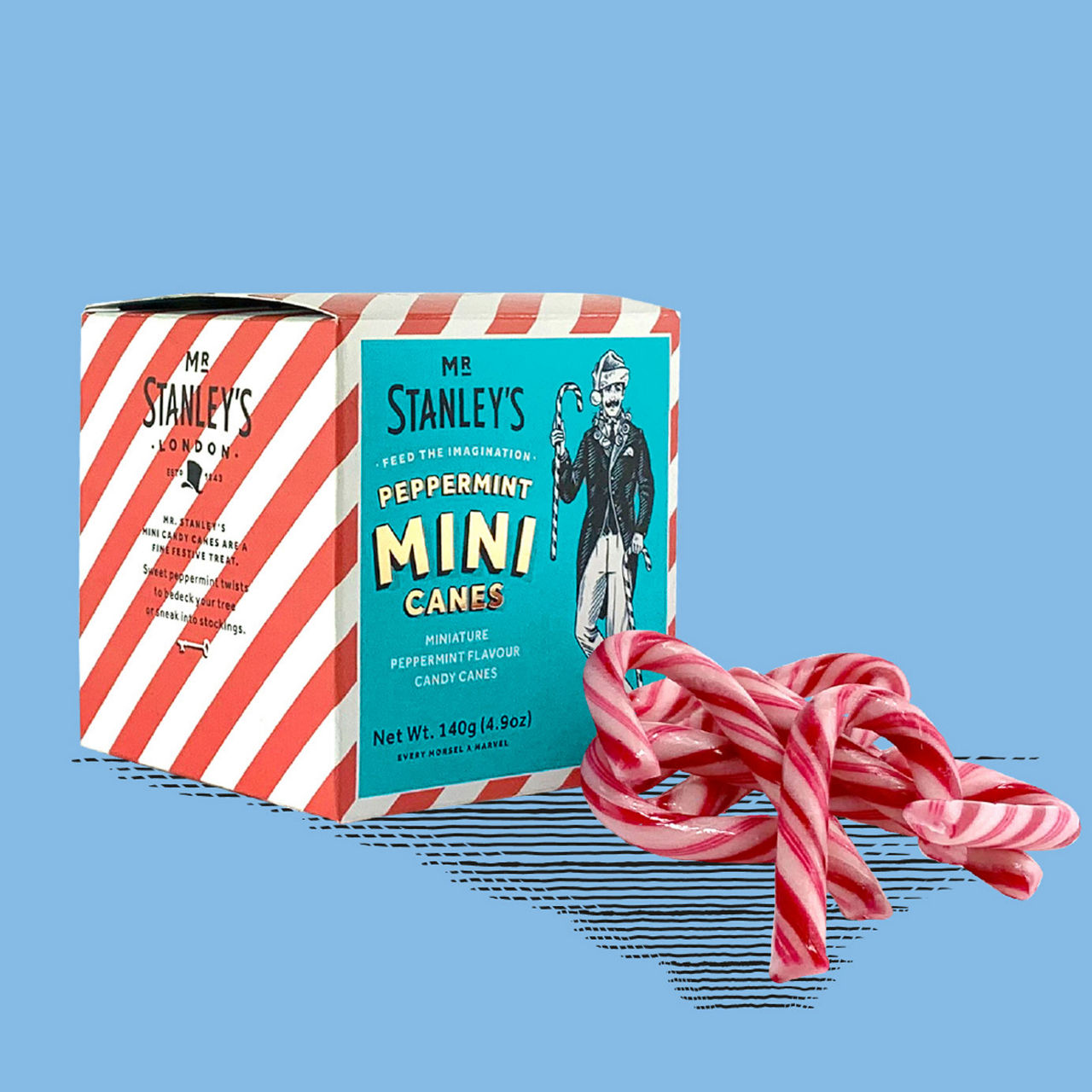 Mini Candy Canes 140g