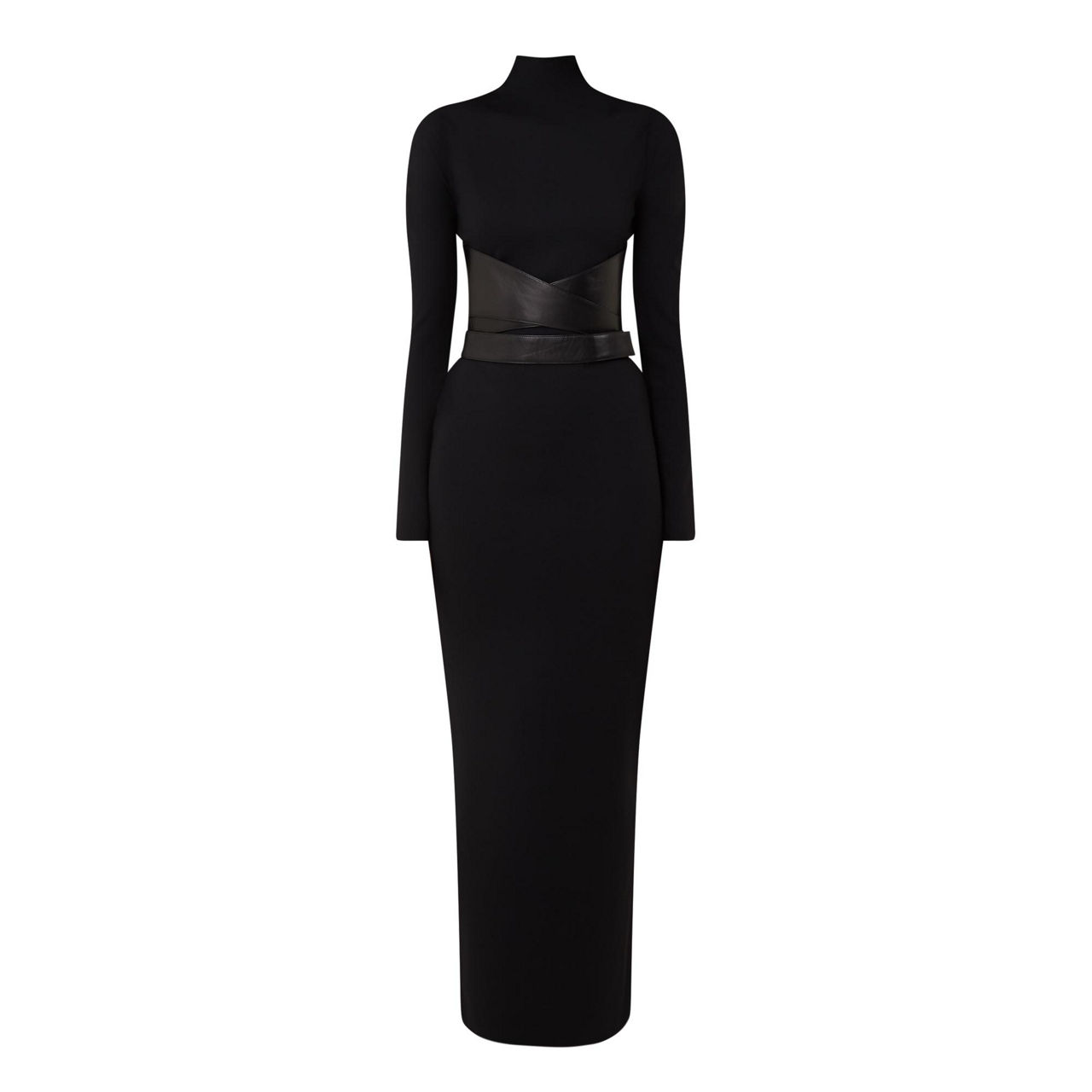 ALAA Belted Fitted Dress ALAA Belted Fitted Dress