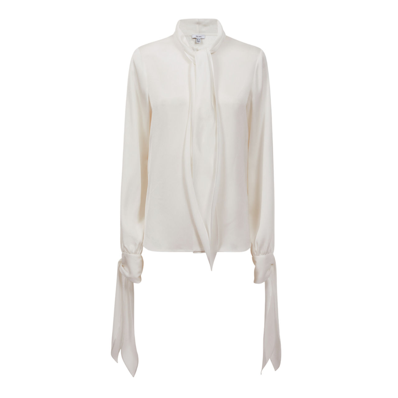 Glam Edit Rosette Tie Blouse