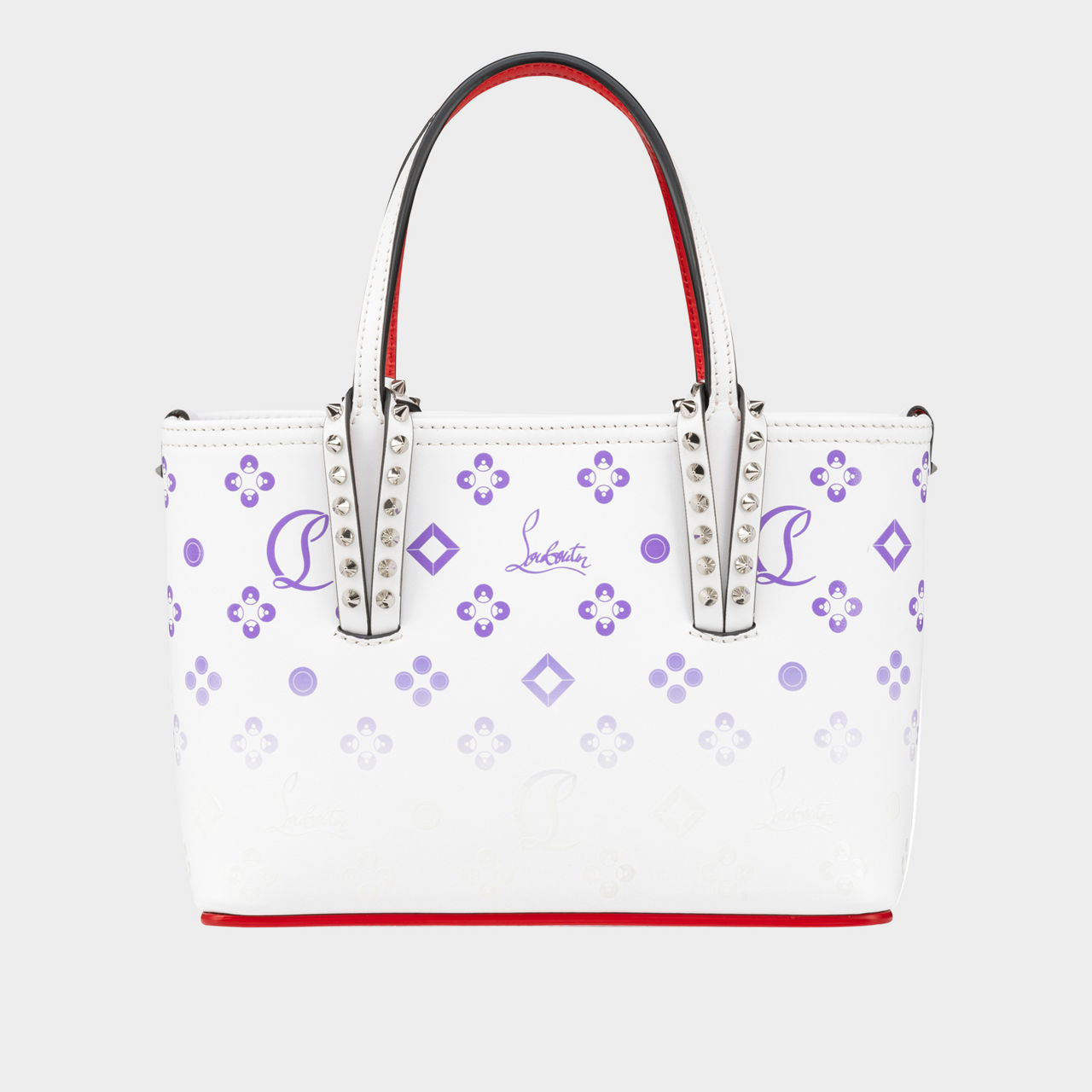 Louboutin Cabata Spike Mini Tote Bag Christian Louboutin Black