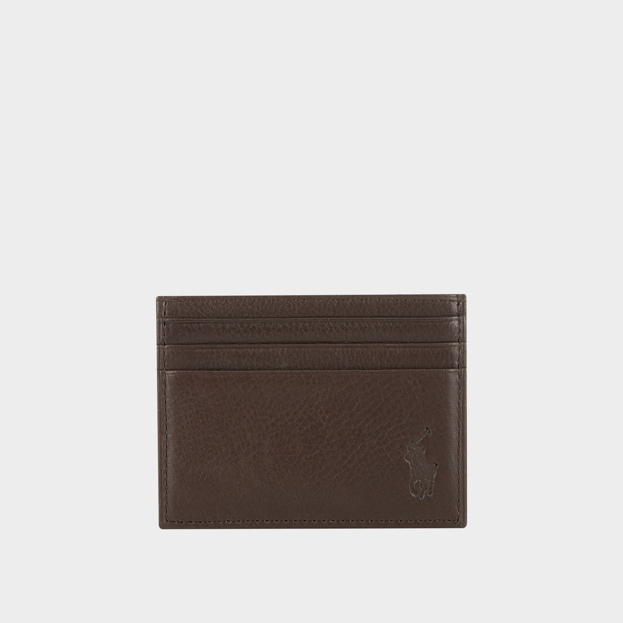 Debossed Logo Textured Cardholder