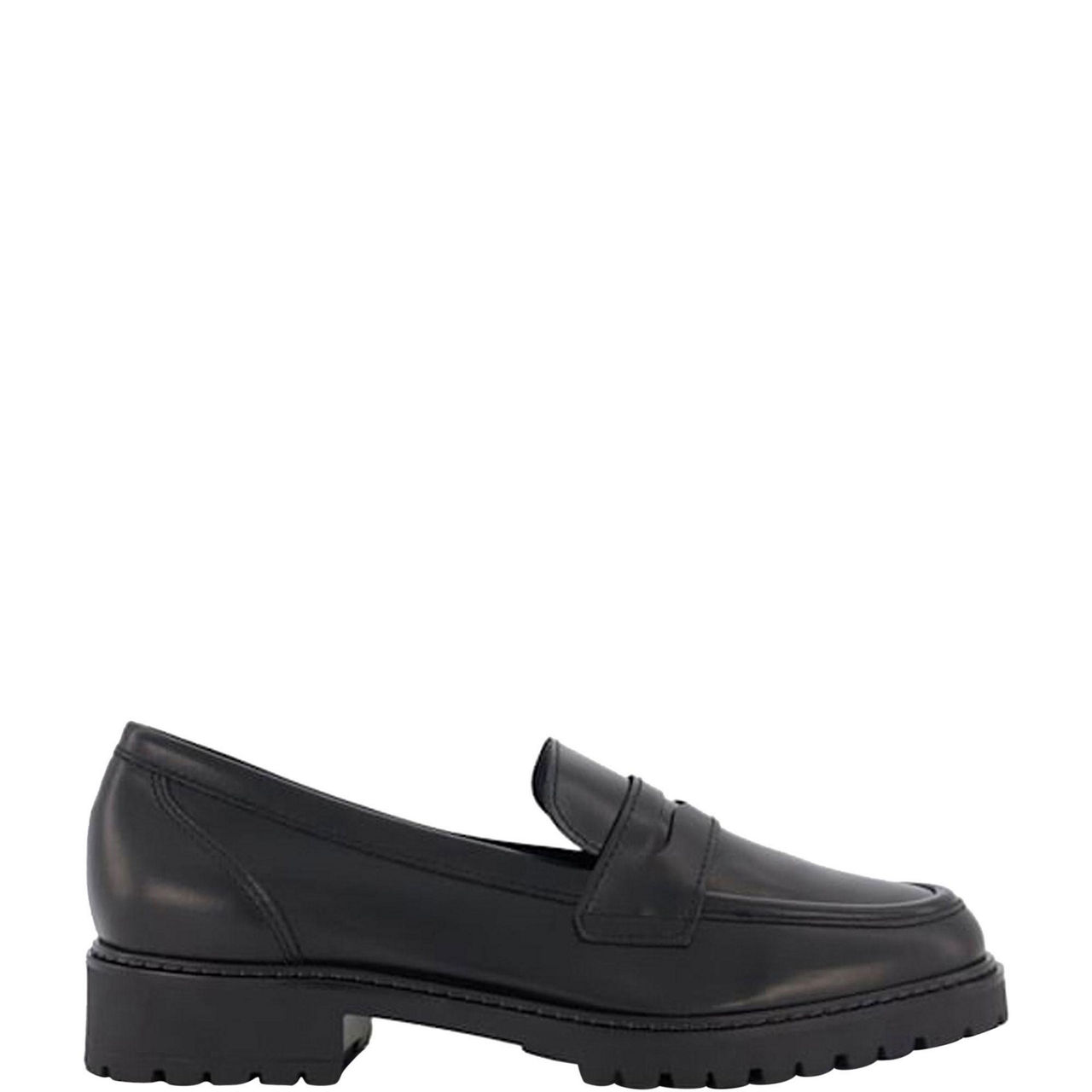 Gild Cleated-Sole Penny-Trim Loafers
