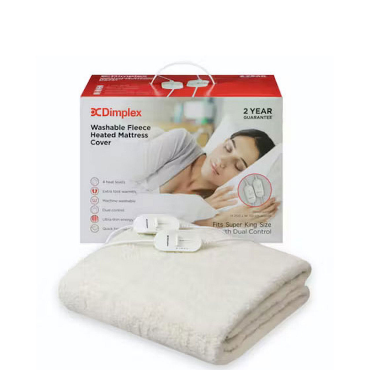 Mattress Cover Fleece Super King Size