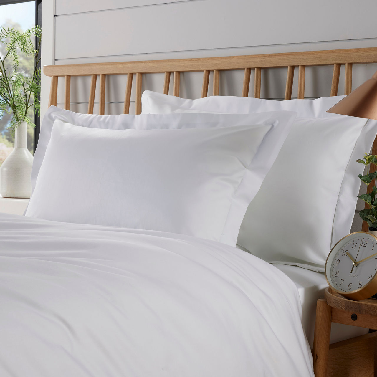 600 Thread Count Oxford Pillowcase White