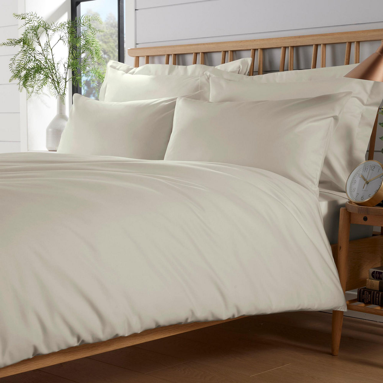 600 Thread Count Coordinated Bedding Ivory