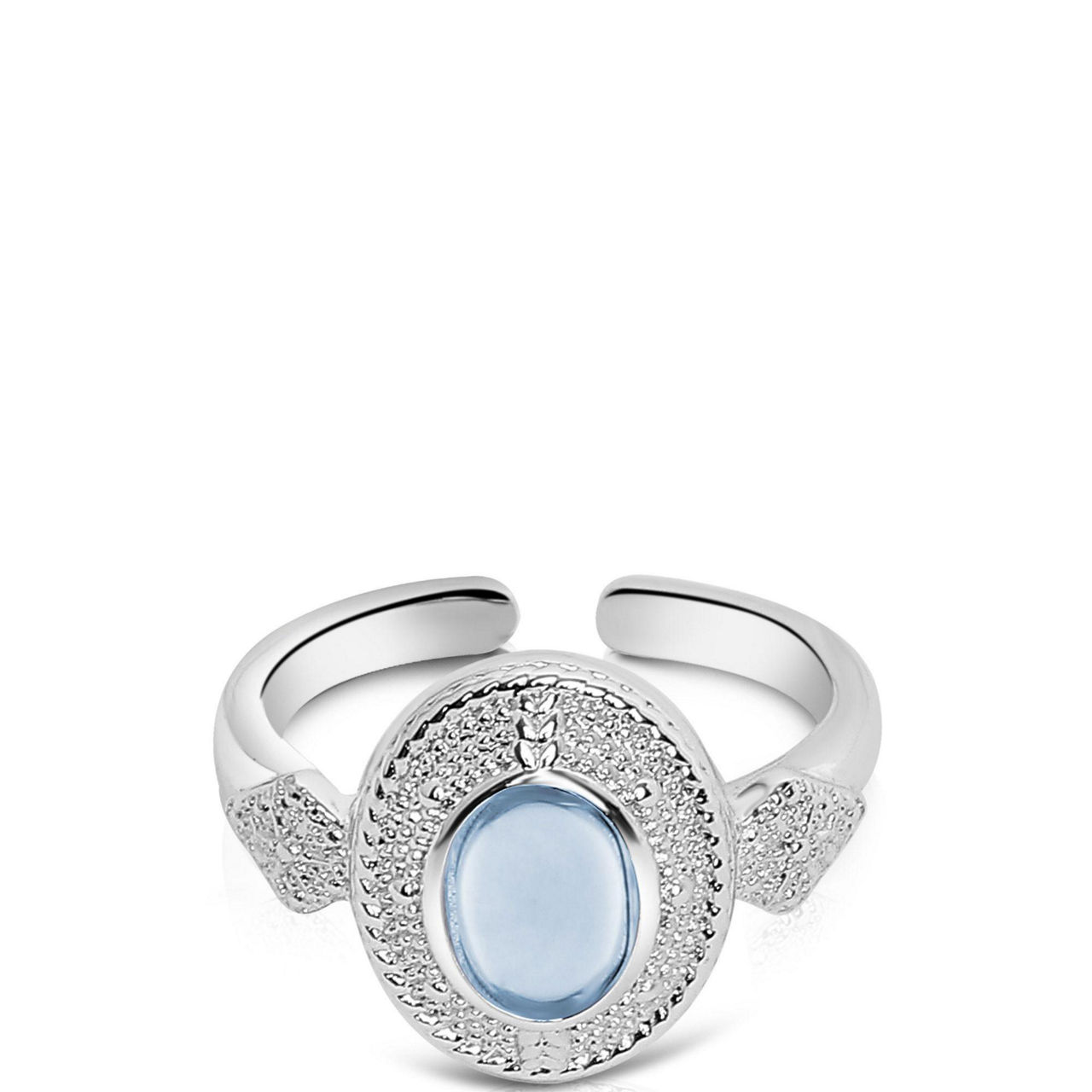 Ornate Blue Stone Ring