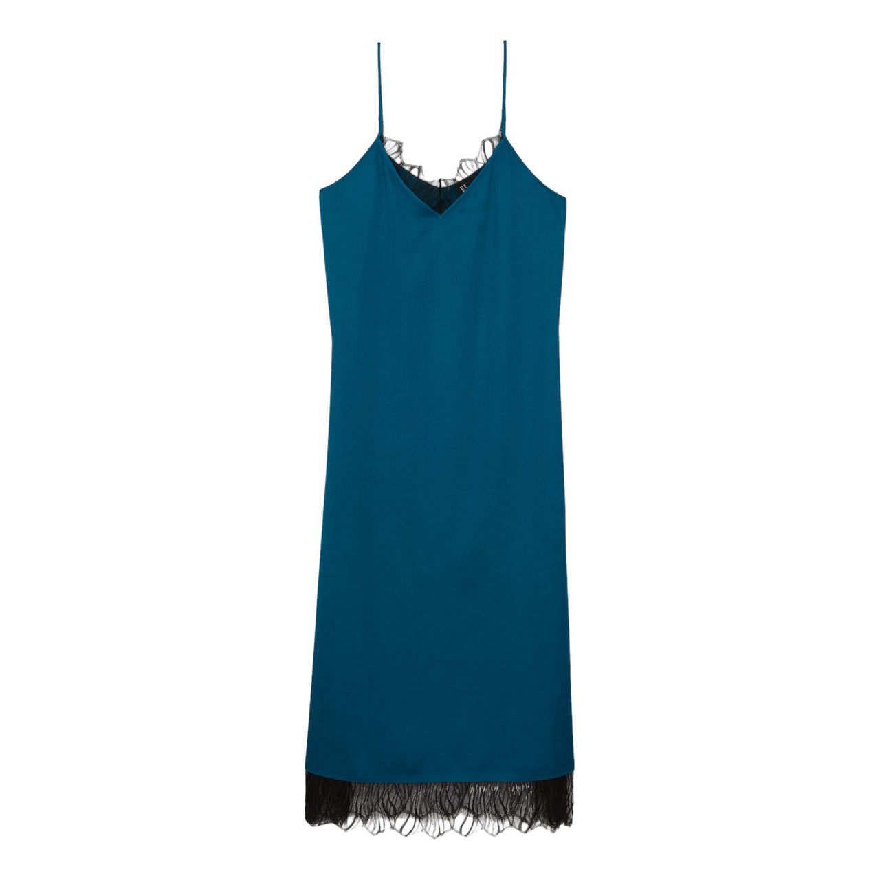lace and silk maxi dress Shona Joy - La Lune Cumulus Silk Backless Lace Split Maxi Dress - Ivory