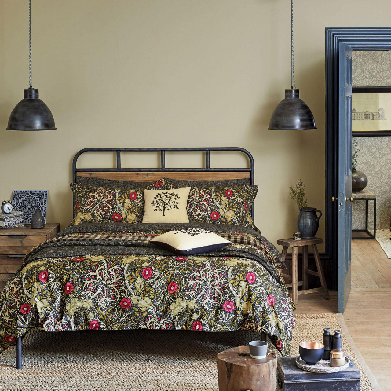 Seaweed Coordinated Bedding Black
