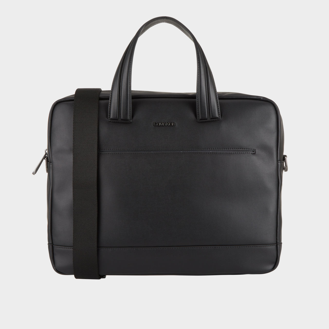CALVIN KLEIN Faux-Leather Laptop Bag BEH
