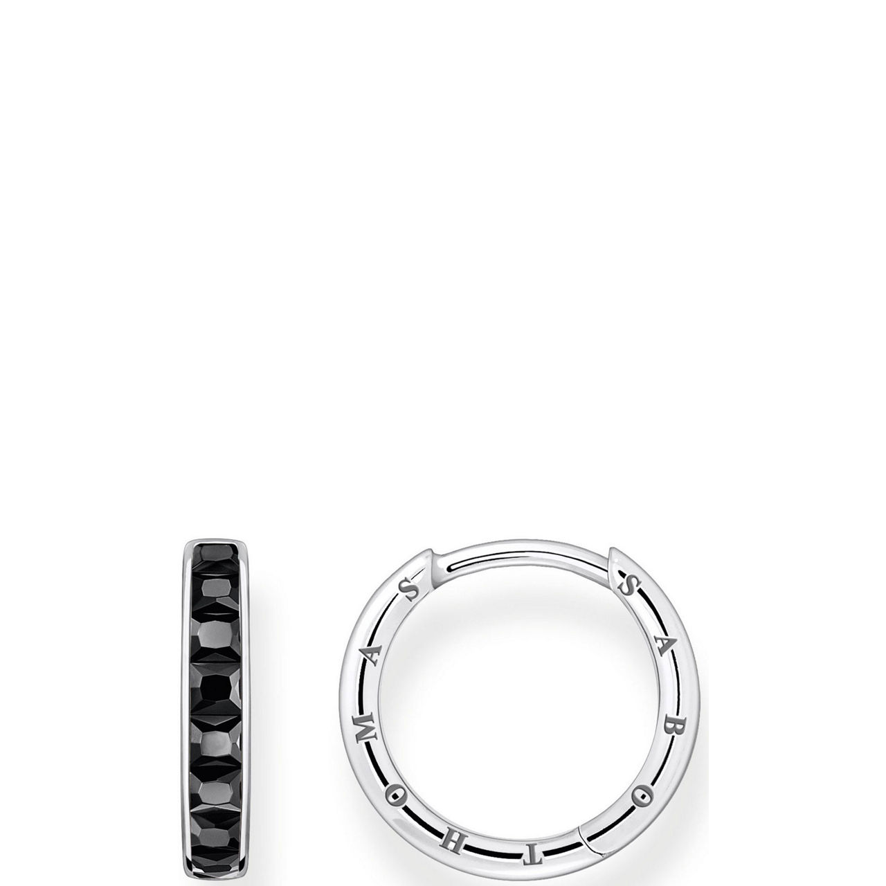 Sparkling Pavé Hoop Earrings