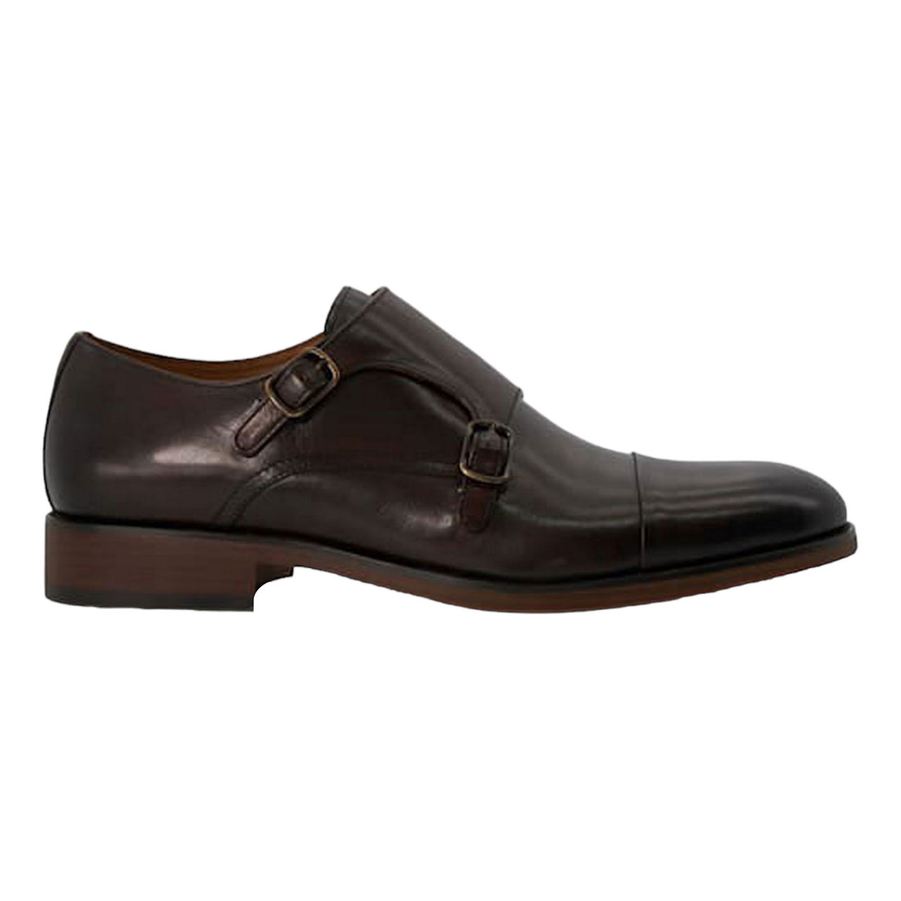 Men\'s Dune London Brown Suede Monk Strap Shoes TLB Mallorca | Men main image 4