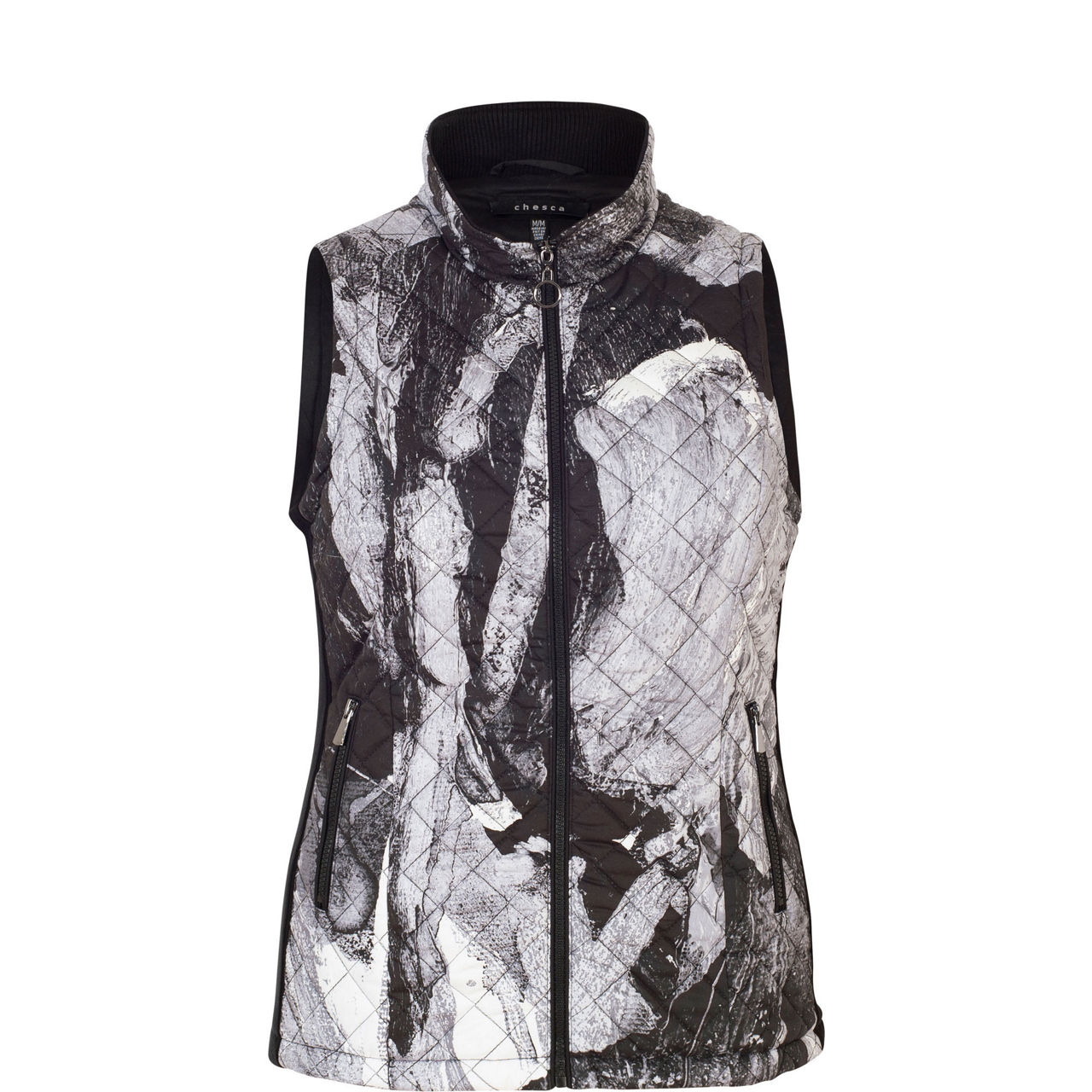 Quilted Printed Gilet