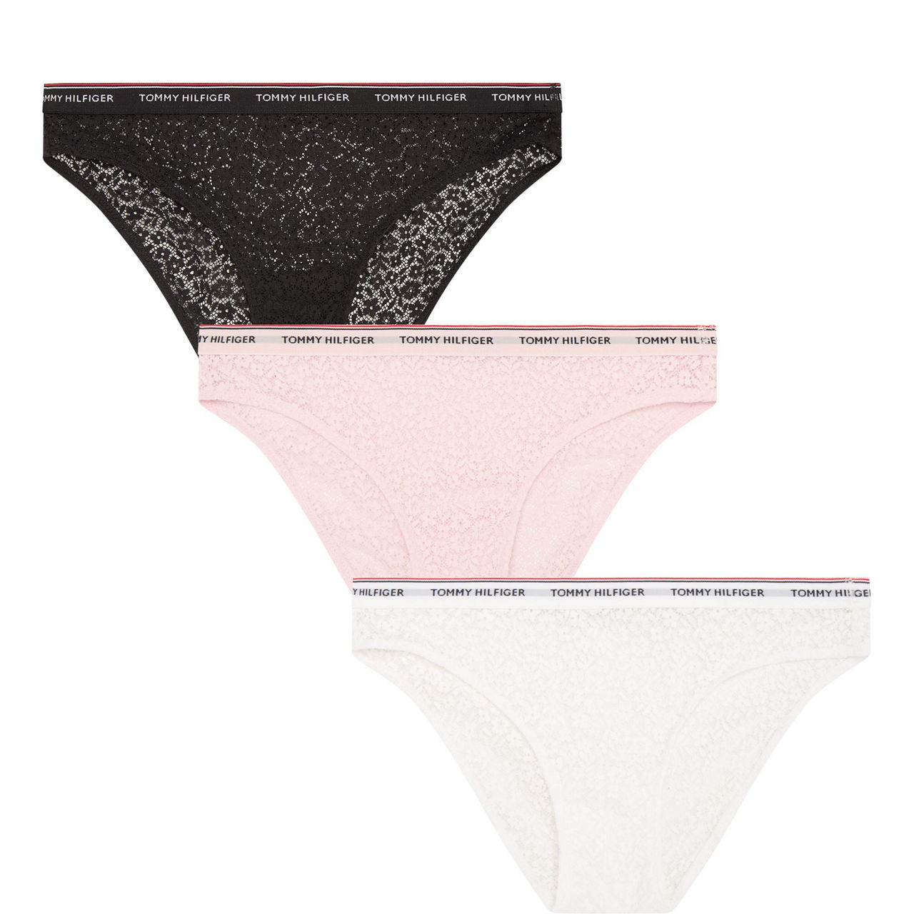 Three-Pack Lace Briefs Set