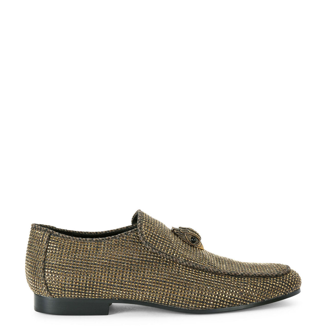 Hugh Eagle Herringbone Loafers