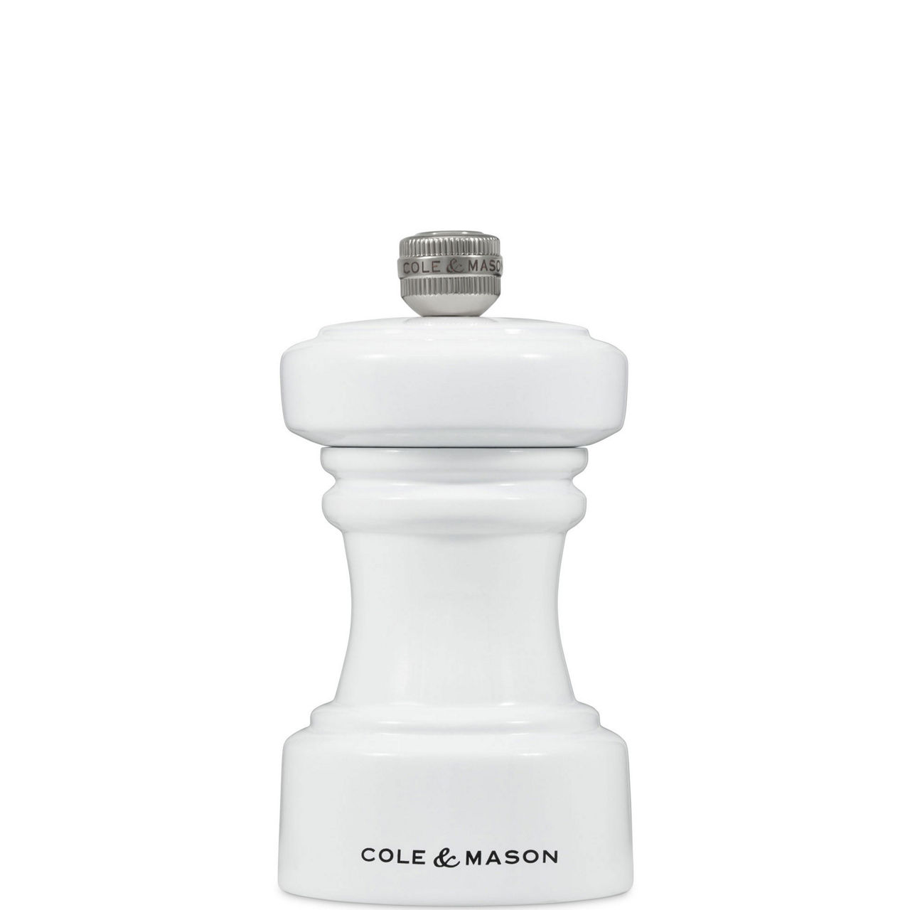 Hoxton Pepper Mill White Gloss 10.4cm
