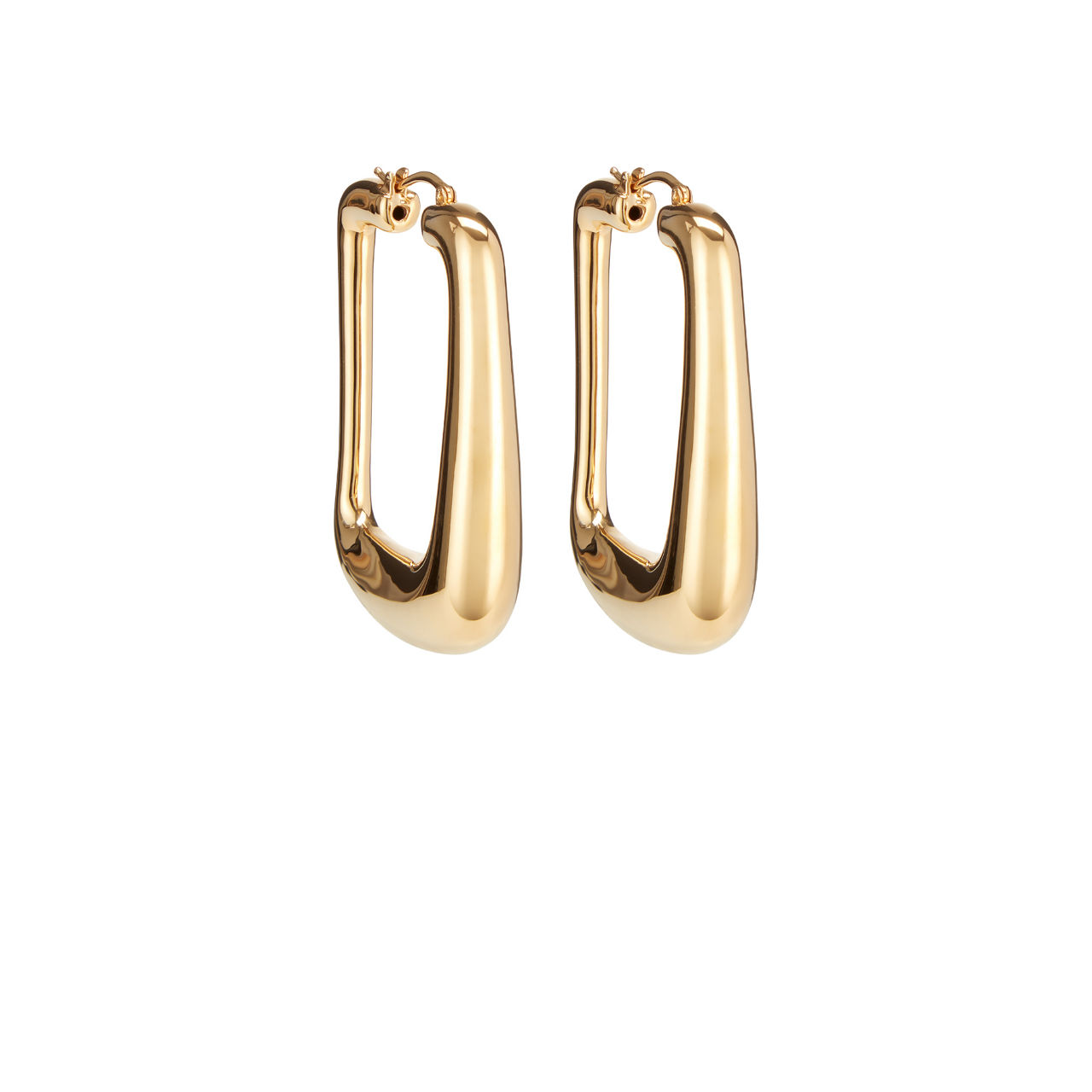 JACQUEMUS Les Boucles Ovalo Hoop Earrings