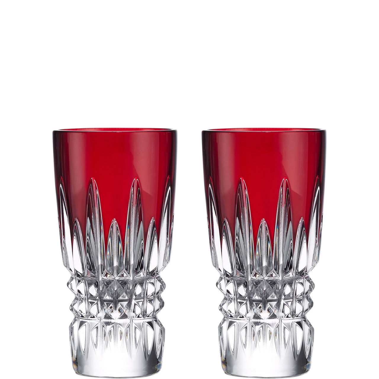NY Celebration Shot Glass Colour Set of Two