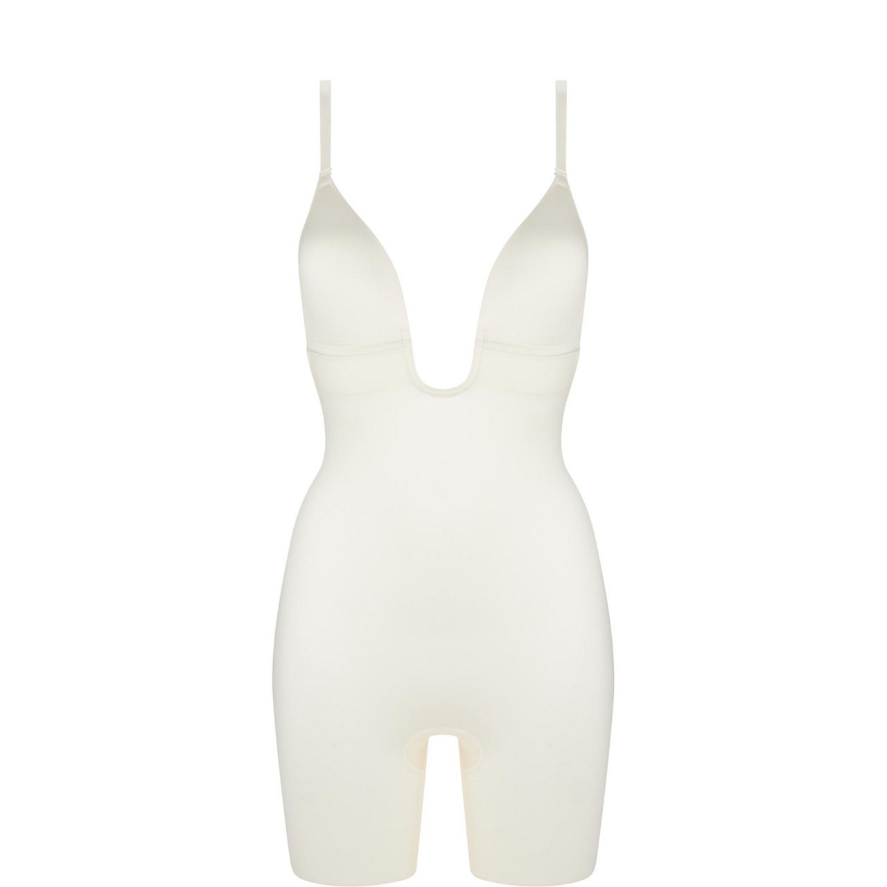 SPANXshape&trade; Suit Your Fancy Plunge Low-Back Mid-Thigh Bodysuit