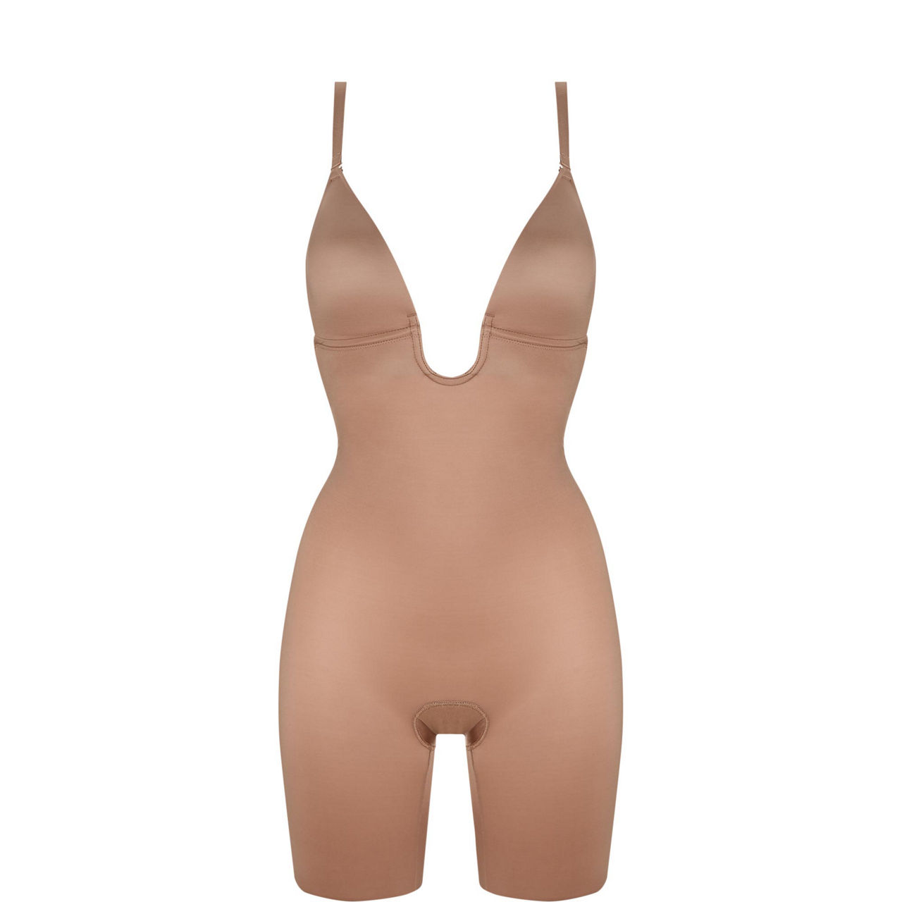 SPANXshape&trade; Suit Your Fancy Plunge Low-Back Mid-Thigh Bodysuit