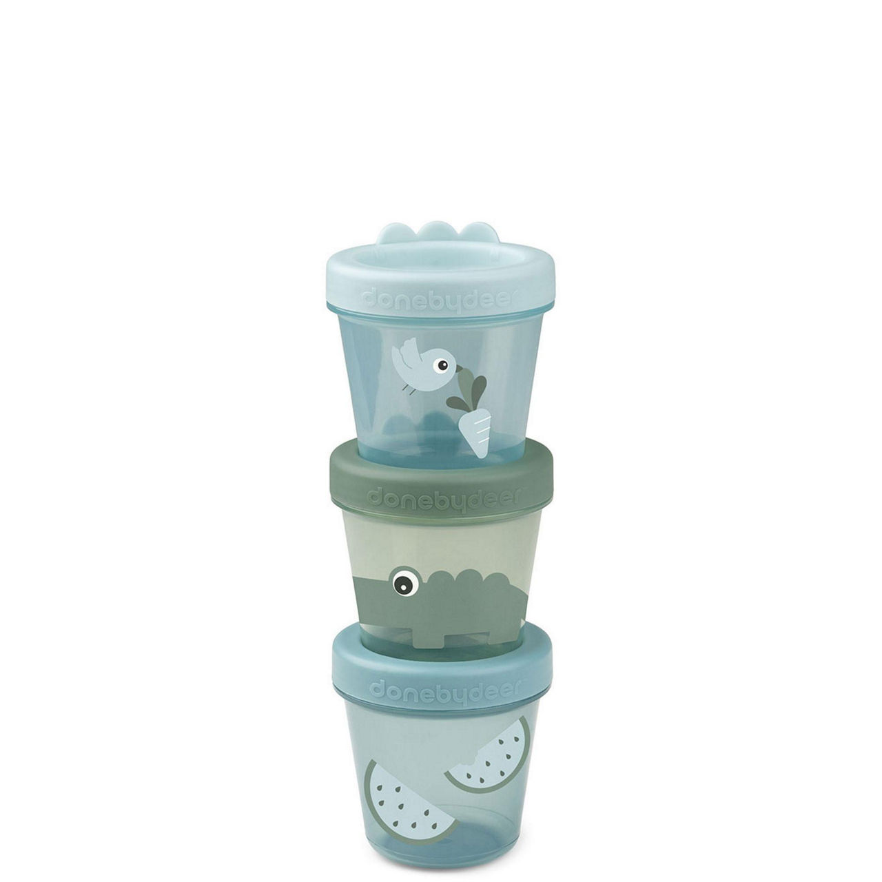 Three-Pack Croco Baby Food Container