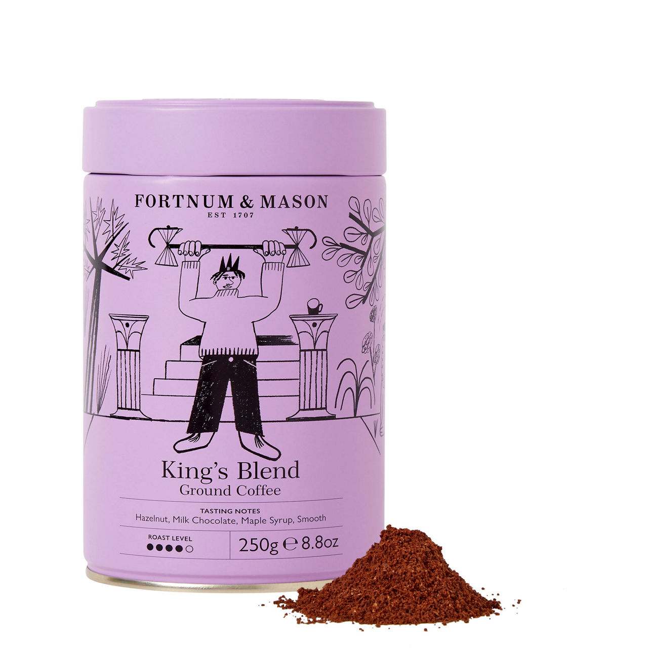 Kings Blend Ground Coffee Tin 250g