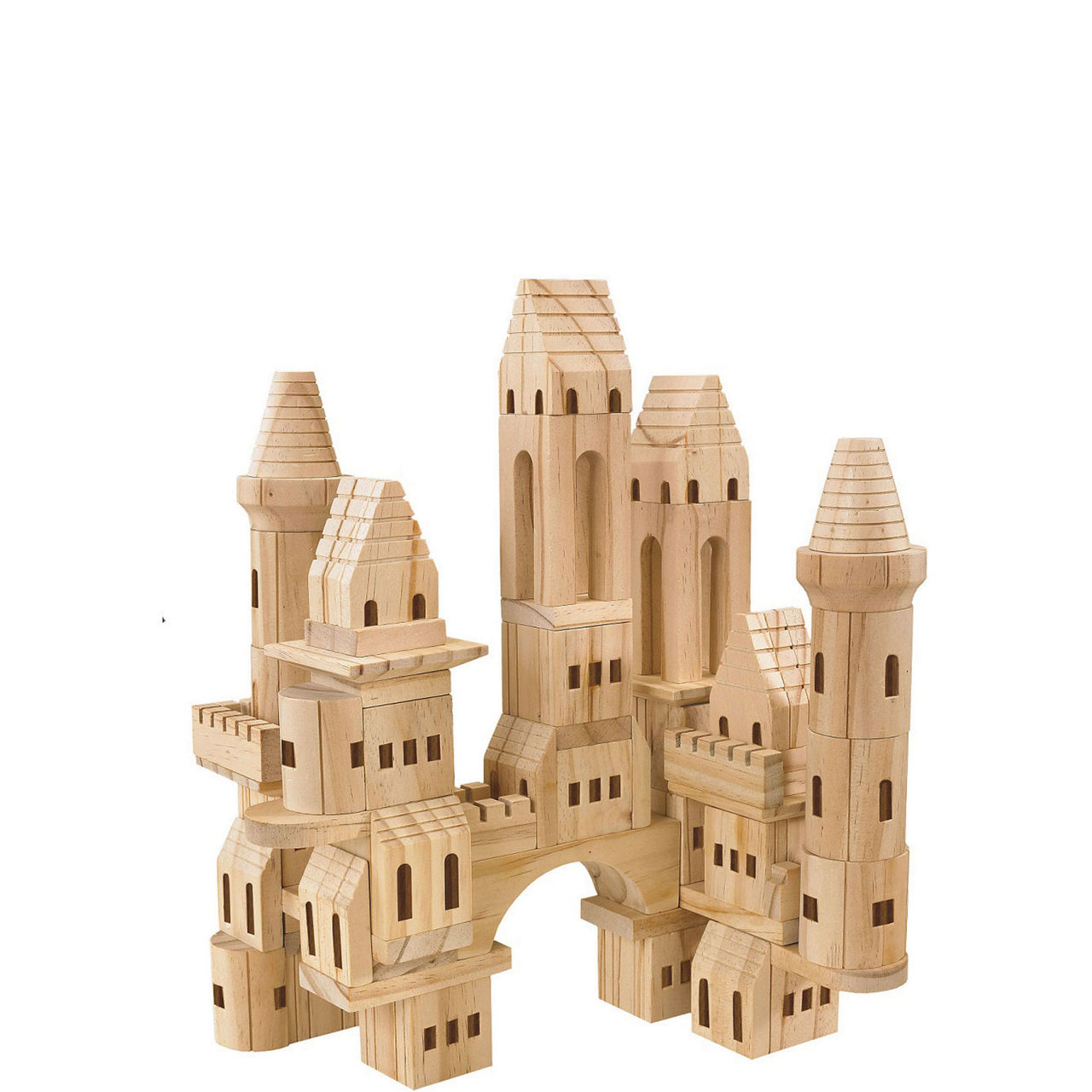 Wood Castle Blocks