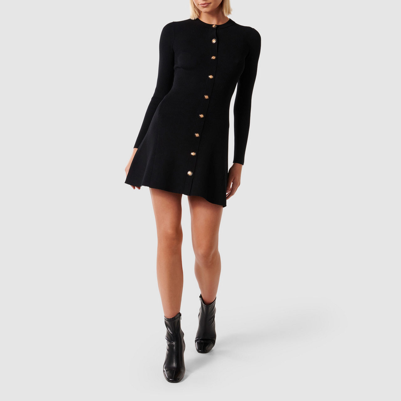 FOREVER NEW Jolie Ribbed Knit Dress