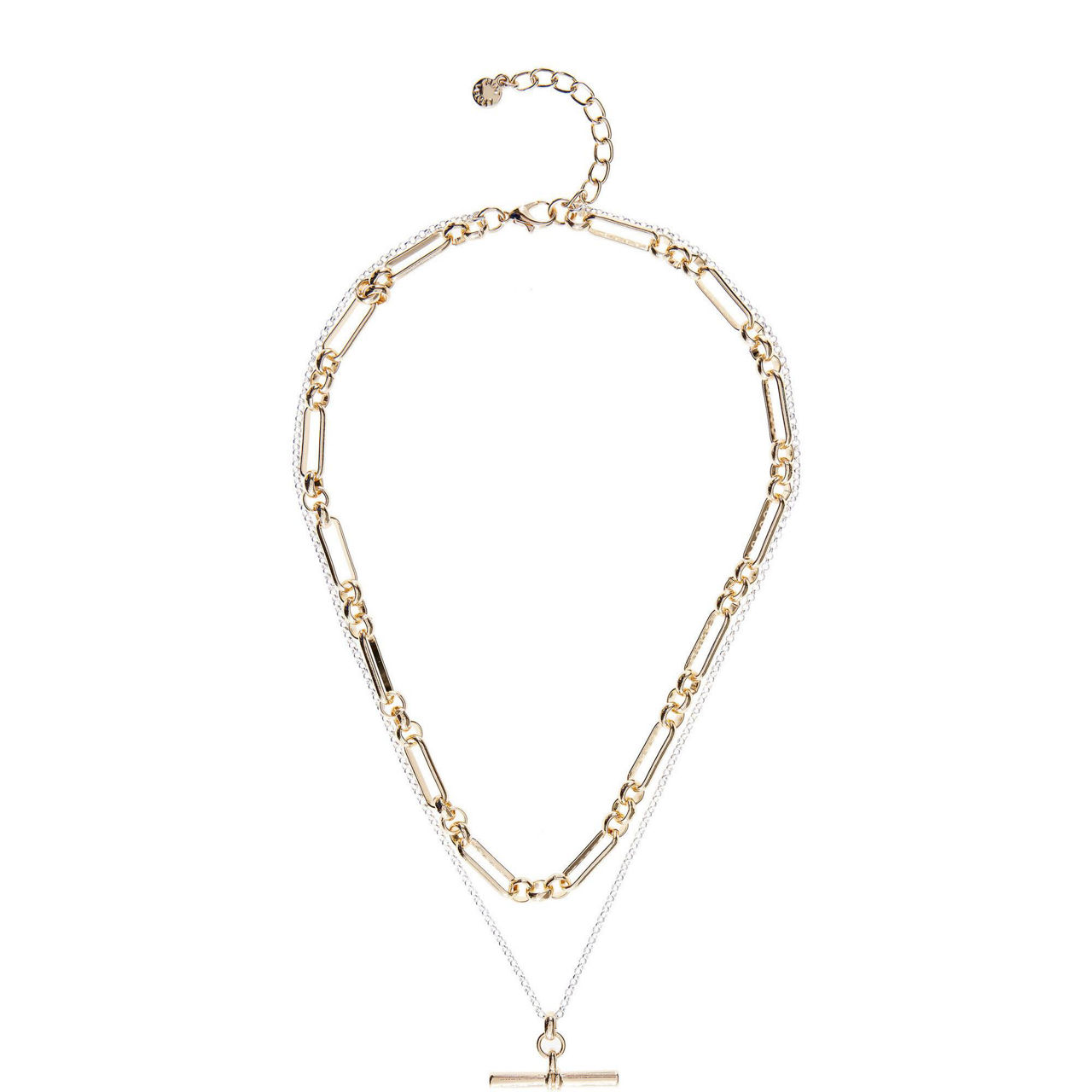 T-Bar Layered Necklace